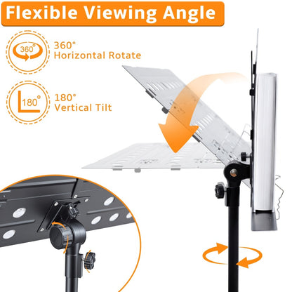 Guitar Stand, Portable, Foldable, Adjustable, Folding, Music for Holding And Displaying
