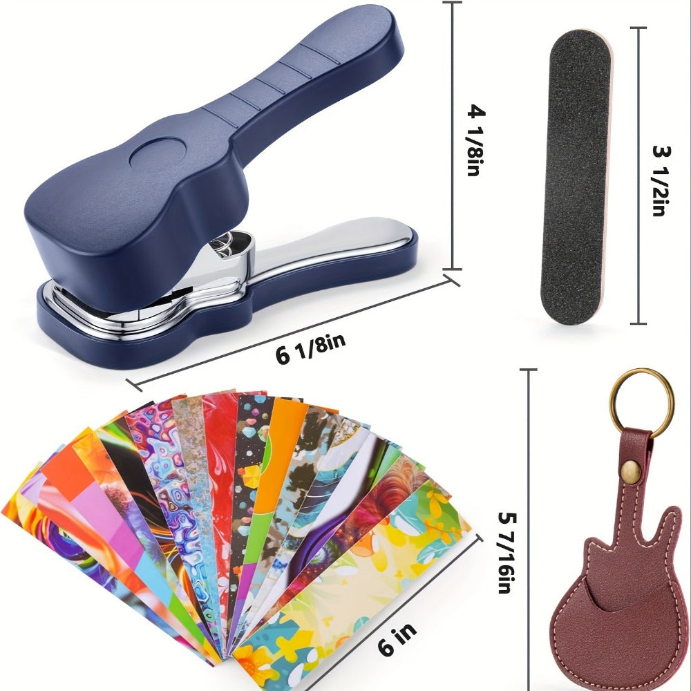 Guitar Pick Set, Punch, Kit, Bass for Practice and Performance