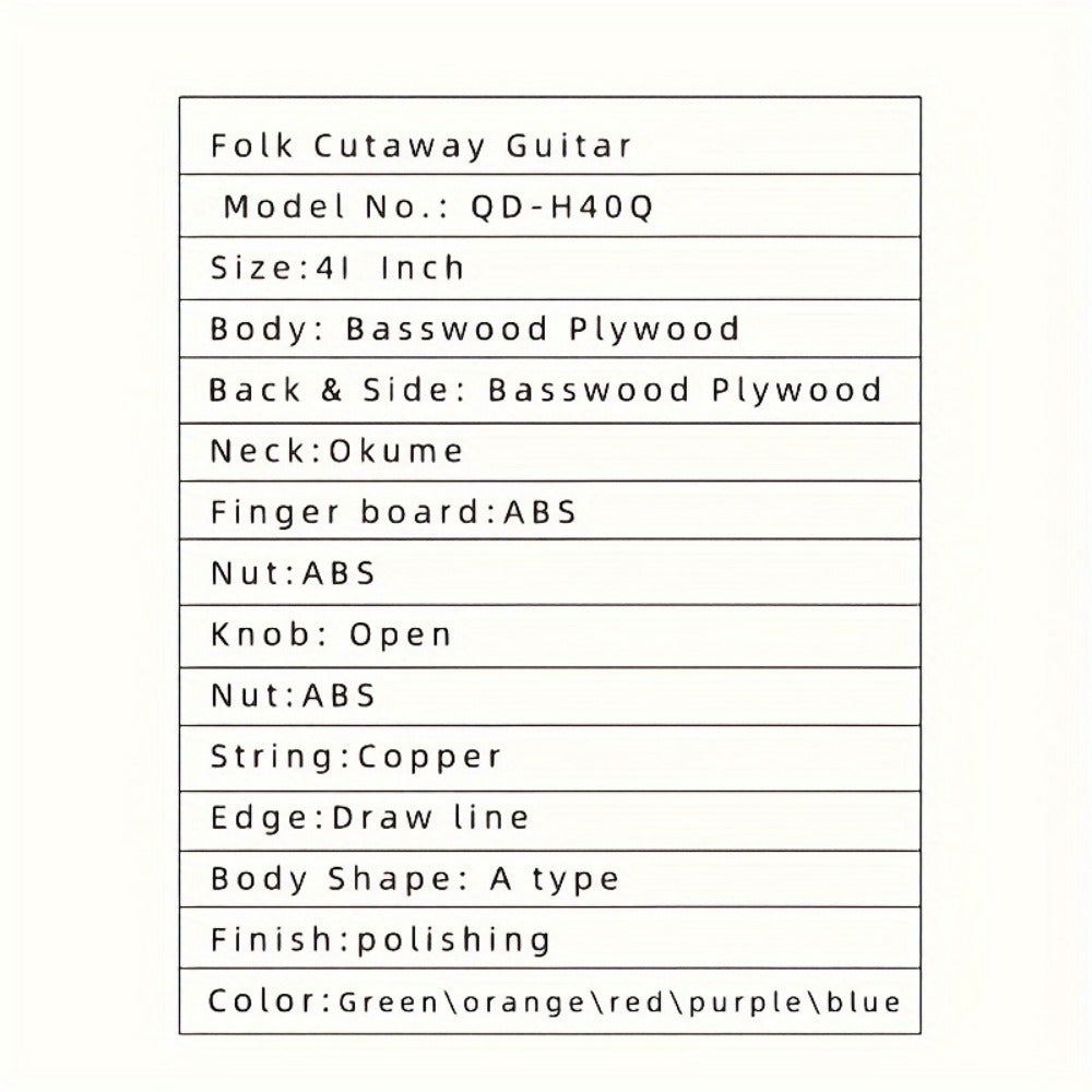 Acoustic Guitar, 41 Inches, This, Comprehensive, Designed for Lessons and Practice