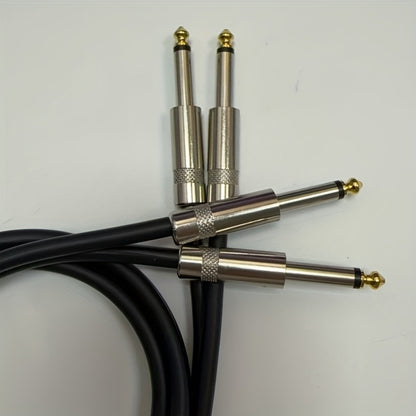 Dual 1/4-Inch TS Audio Cable for Speakers, Amplifiers, Mixers and Recorders