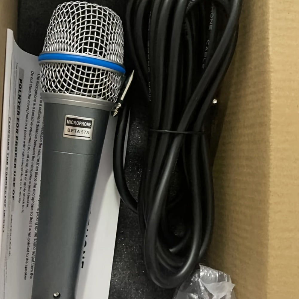 Recording Microphone, Dynamic, 6.35mm, Enhanced, Vocal for Recording and Streaming