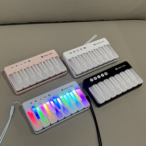 Pocket-Sized Mini Piano Keyboard - Portable 37-Key Electronic Keyboard For Music Practice, Stress Relief & Everyday Entertainment, Built-in Speaker, Perfect Travel Companion