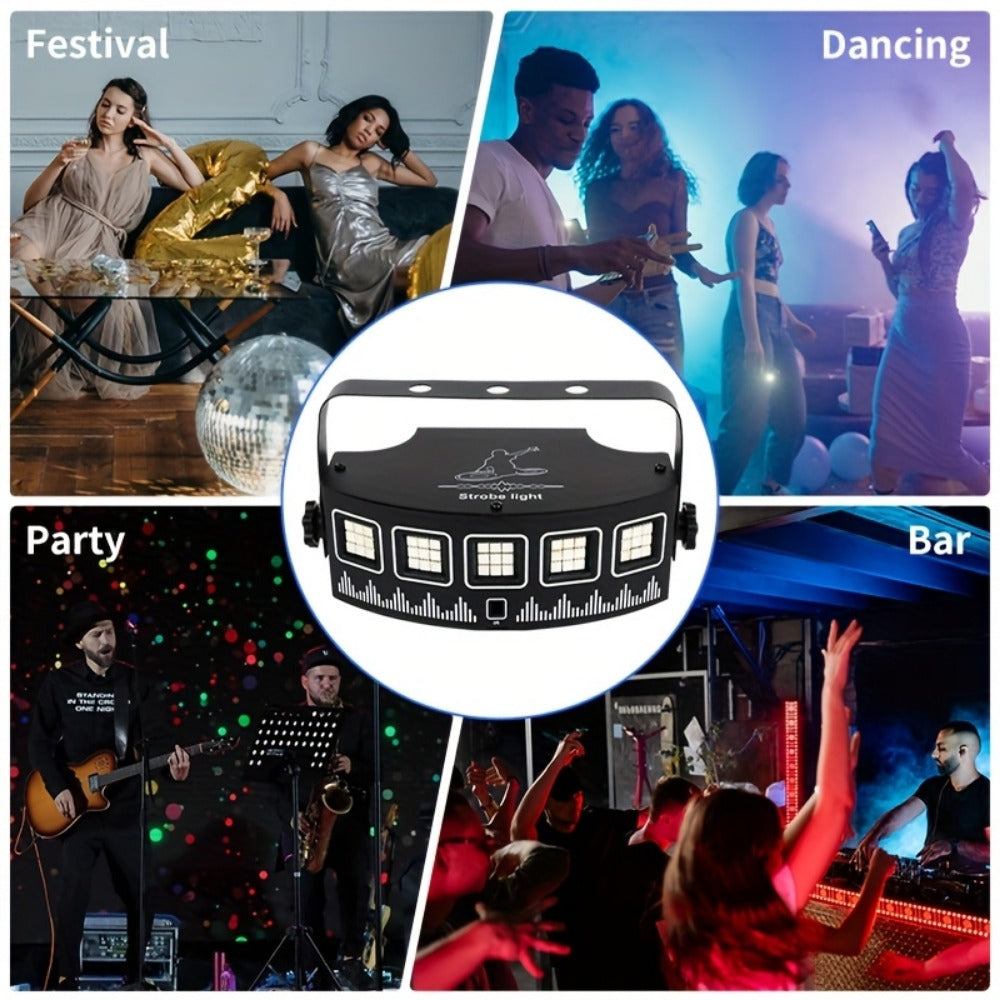 LED Stage Light, Sound Activated, Remote Control, Lights for Stage and Party Lighting