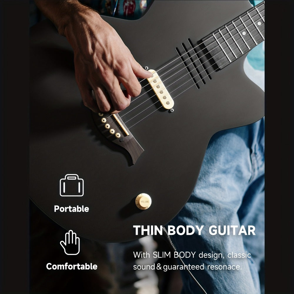 Acoustic Guitar, Portable, Starter, Kit for Lessons and Practice