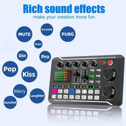 BM-800 Condenser Microphone Kit with Mixer, Boom Arm and Accessories