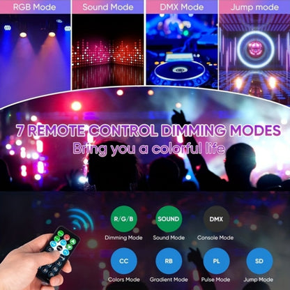 LED Stage Light, Remote Control, RGB, DMX Control, Lights, Party for Stage and Party