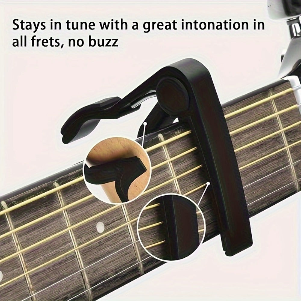 Chromatic Instrument Tuner, 9 Pcs Rosewood, Portable, Guitar, Accessories for Guitar