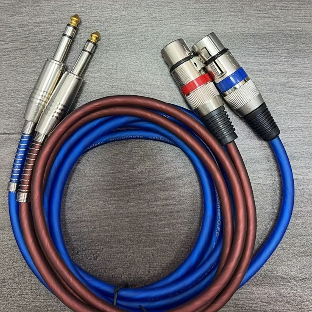 LED Stage Light, 6.5mm, 3 Feet, 2-Pack, High-Quality for Stage and Party Lighting