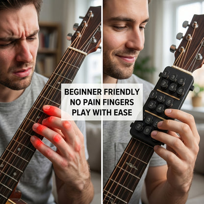 1pc Vocal Guitar Chord Trainer, Suitable for Beginners - Portable Guitar Learning System, Easy-to-use Chord Charts, Compact Folk Guitar Practice Tool, Suitable for Beginners, Compatible with Vocal Guitar - Suitable for Home, Studio or On-the-go Pract
