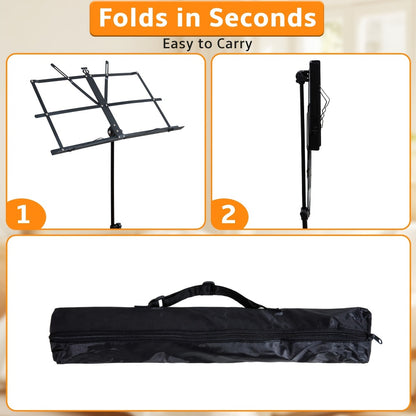 Guitar Stand, Portable, Foldable, Adjustable, Folding, Music for Holding And Displaying