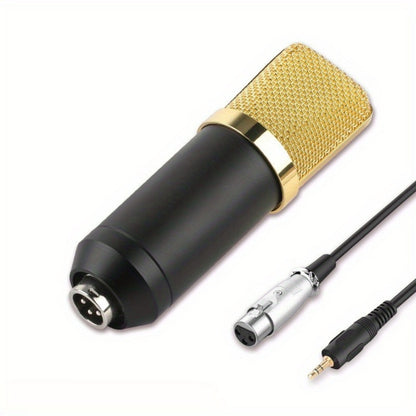 USB Audio Interface, 5Mm, USB, Adjustable, Condenser, Microphone for Recording