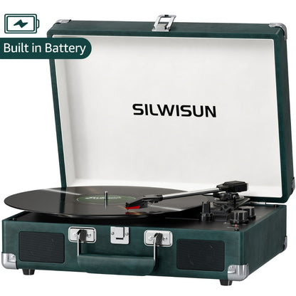 Vinyl Record, Wireless, Portable, Player, Built for Music Listening and Collecting
