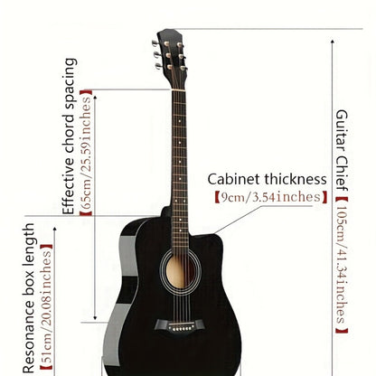 Acoustic Guitar, 41 Inches, This, Comprehensive, Designed for Lessons and Practice