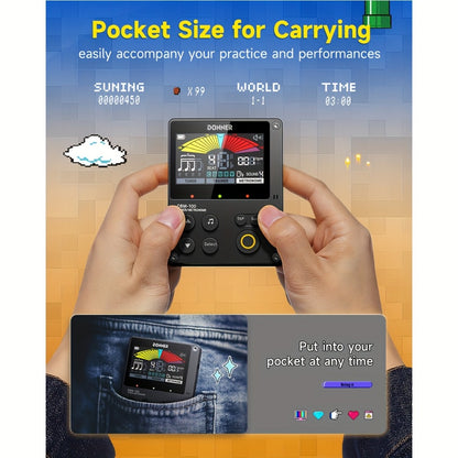 Portable Digital Metronome with Four Modes and Rhythm Trainer for Musicians