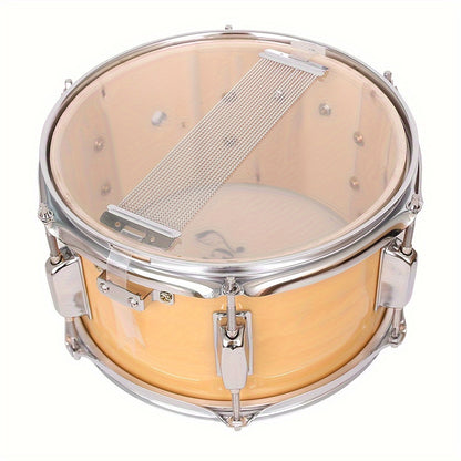 10 X 6" Snare Drum Poplar Wood Drum Percussion Set Wood Color