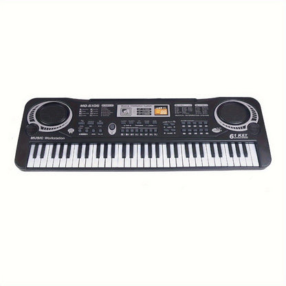 Portable Electronic Keyboard, Full Size, USB, Portable, Key, Microphone, Full for Beginner