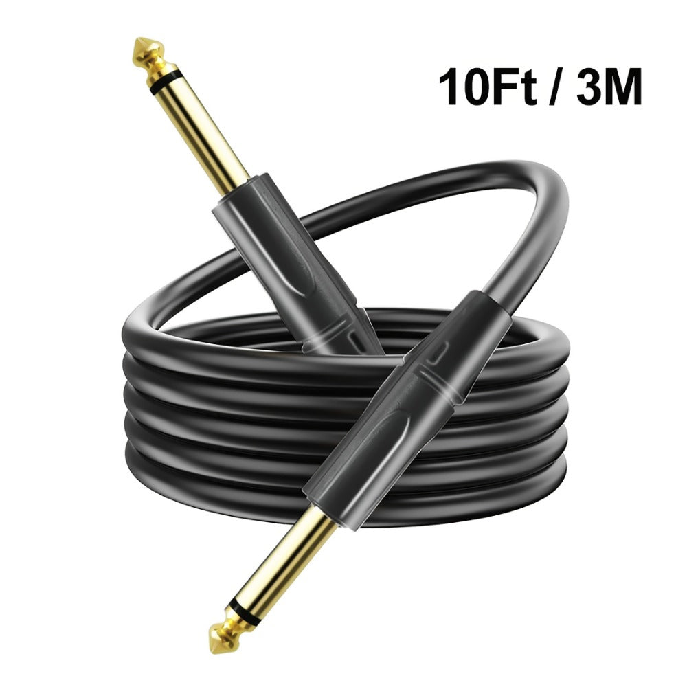 Instrument Cable, 20ft, 10ft, Pro, Audio, Guitar for Connecting Instruments