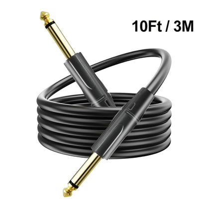 Instrument Cable, 20ft, 10ft, Pro, Audio, Guitar for Connecting Instruments