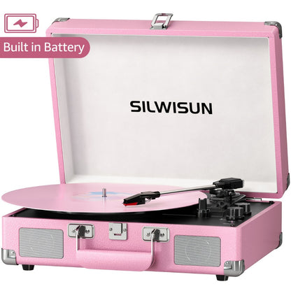 Vinyl Record, Wireless, Portable, Player, Built for Music Listening and Collecting