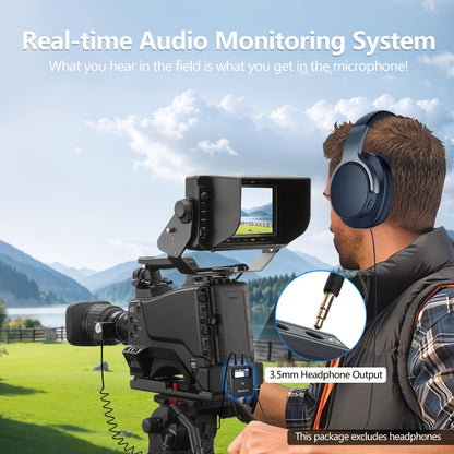 Recording Microphone, Wireless, 2.4 GHz Wireless, 2.4GHz for Recording and Streaming