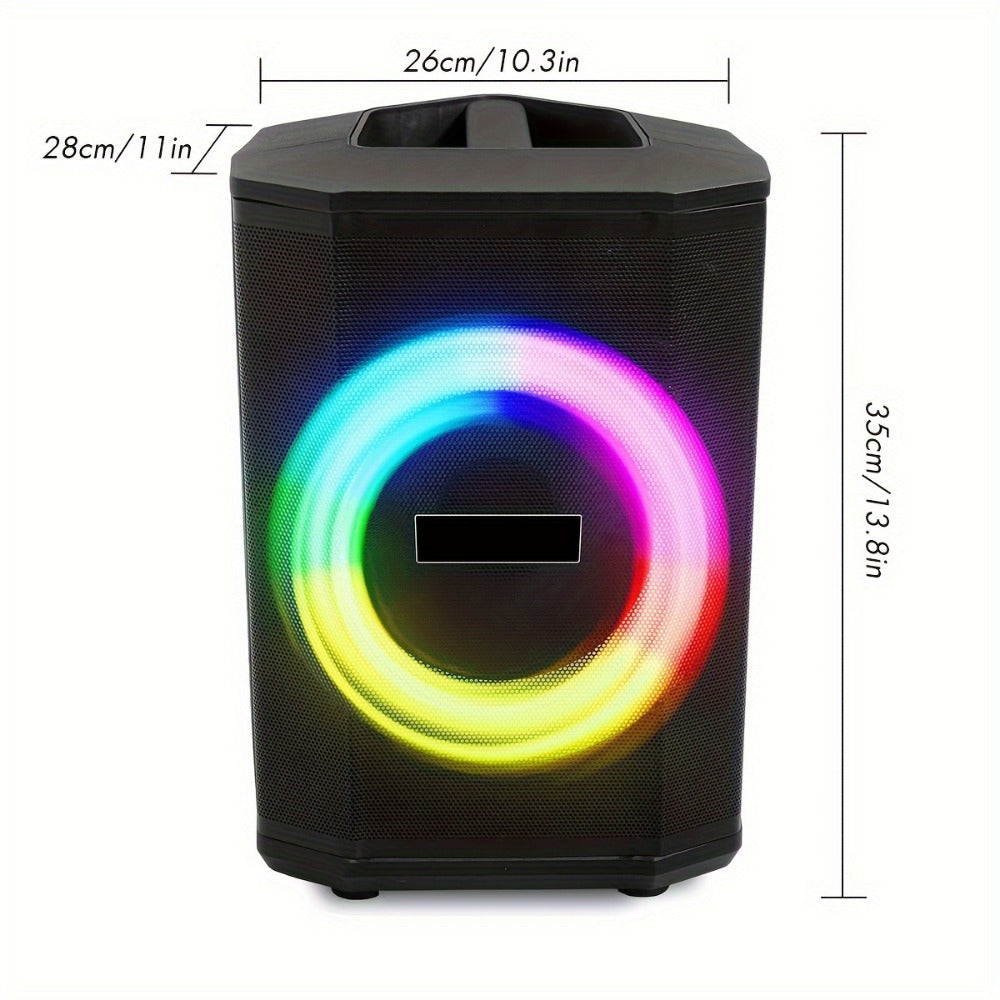 Portable PA Speaker, Sound Activated, Remote Control, Wireless for Parties and Karaoke