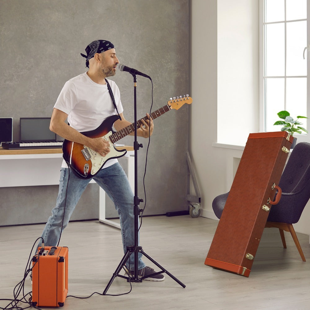 Electric Guitar, 101.5cm, 106cm, Square, Hard, Case for Lessons and Practice