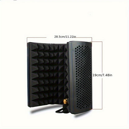 Acoustic Wall Panel, Foldable, Portable for Reducing Room Reflections In Recording