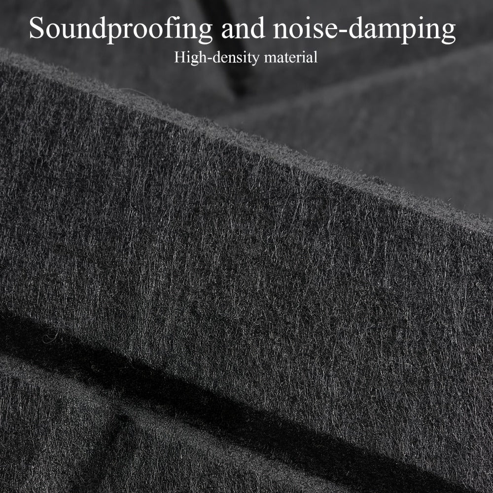 Acoustic Wall Panel, 48pcs, Self-Adhesive for Reducing Room Reflections In Recording
