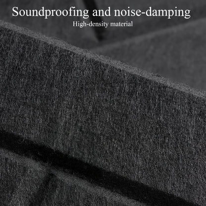 Acoustic Wall Panel, 48pcs, Self-Adhesive for Reducing Room Reflections In Recording
