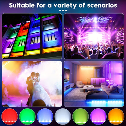 LED Stage Light, RGBW, DMX Control, Home, Party, Weddings for Stage and Party Lighting