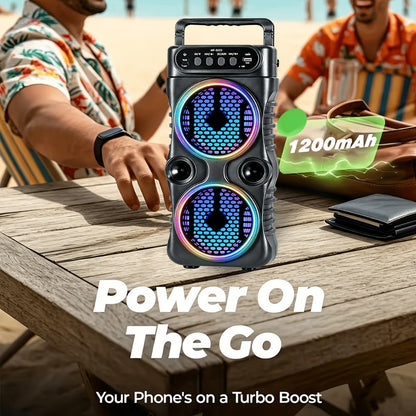 Portable PA Speaker, Professional Speaker, USB, Portable, Professional, Party, Subwoofer