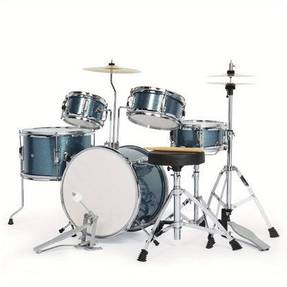 5-Piece Beginner Acoustic Drum Set shown in the main product view