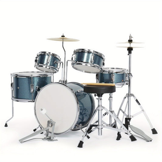 5-Piece Beginner Acoustic Drum Set shown in the main product view