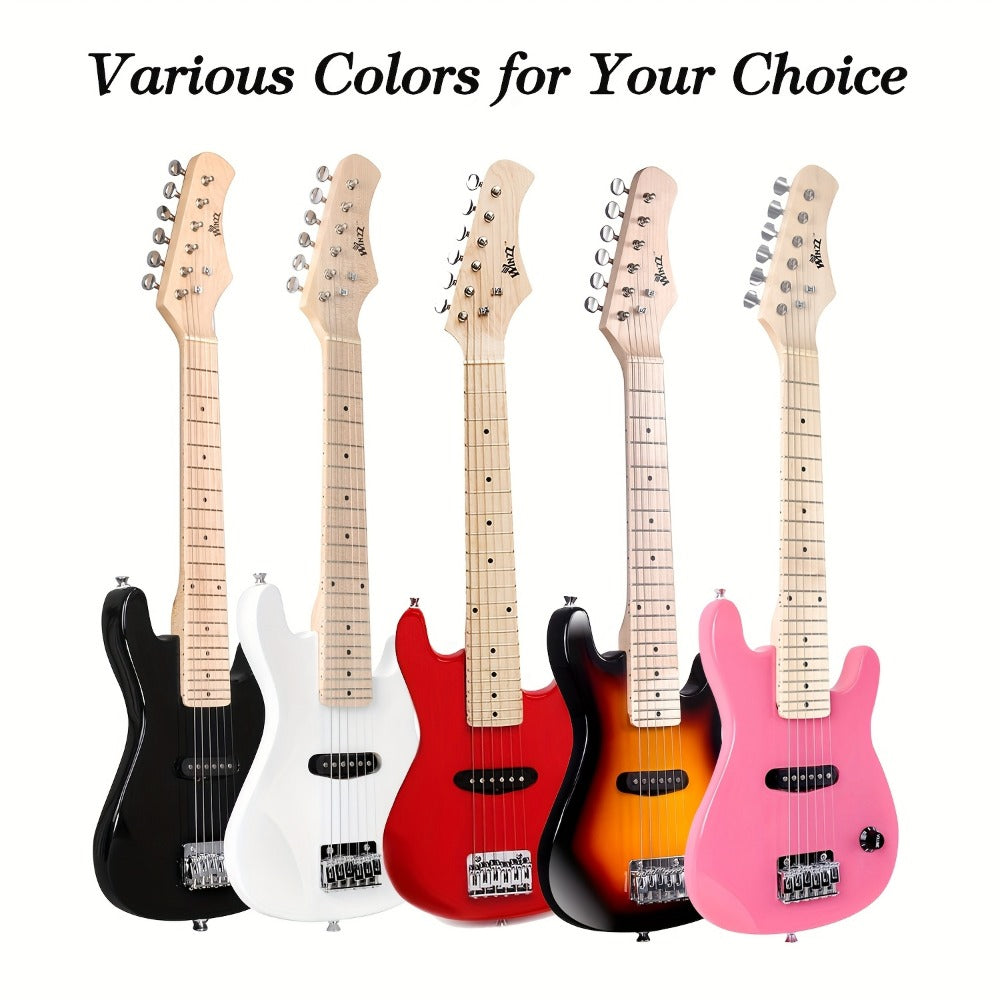 WINZZ 30-Inch Electric Guitar Starter Kit with Mini Amp and Gig Bag