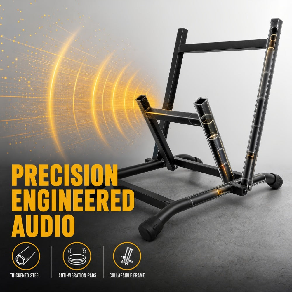 Guitar Stand, Foldable, Amp, Heavy, Duty for Holding And Displaying Guitars