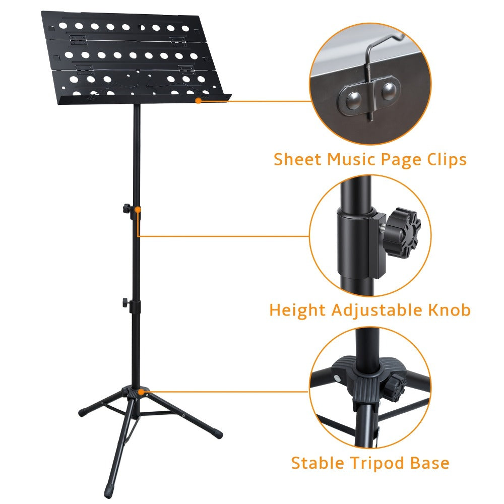 Guitar Stand, Portable, Foldable, Adjustable, Folding, Music for Holding And Displaying