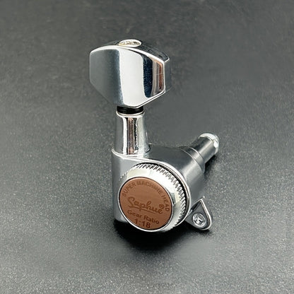 Guitar Tuning Peg Set, Silvery 3 Right, 6pcs, SAPHUE, Locking for Replacing Guitar Tuning
