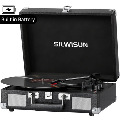 Vinyl Record, Wireless, Portable, Player, Built for Music Listening and Collecting