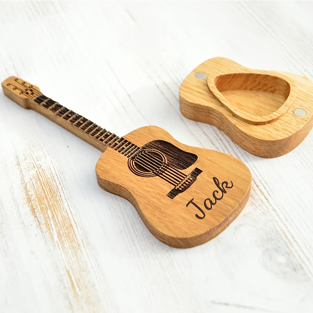 1 Set Custom Guitar Pick Set | Engraved Guitar Picks Boyfriend Anniversary Gift | Father'S Day Gift