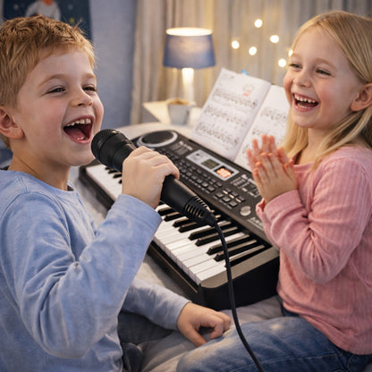 Portable Electronic Keyboard, I4250US, USB, Portable, 61-Key, Piano, Mic for Beginner