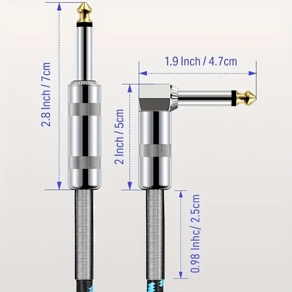 Instrument Cable, High-quality, 1/4-inch, Guitar for Connecting Instruments