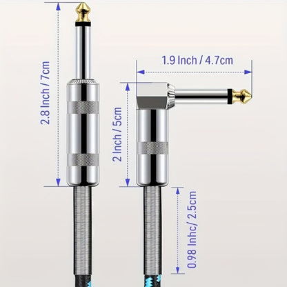 Instrument Cable, High-quality, 1/4-inch, Guitar for Connecting Instruments