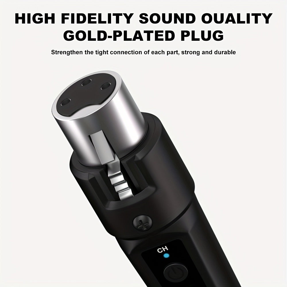 Recording Microphone, 2.4 GHz Wireless, Wireless, DOSLNLYA for Recording and Streaming