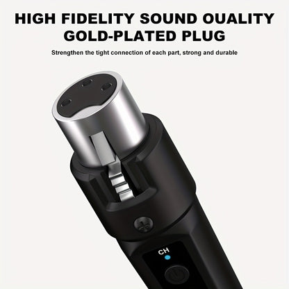Recording Microphone, 2.4 GHz Wireless, Wireless, DOSLNLYA for Recording and Streaming