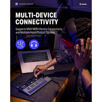 MIDI Pad Controller, Donner, Sequencer, Bass for Music Production