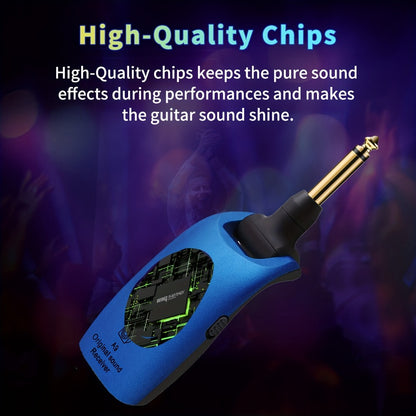 Wireless Instrument System, Blue, 2.4 GHz Wireless for Wireless Connection Between A