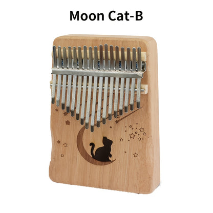 10 Types Kalimba Thumb Piano 17 Keys, Portable Mbira Finger Piano Gifts for His And Hers Beginners, with Gift Box, Tune Hammer, Songbook - Musical Instruments Gift