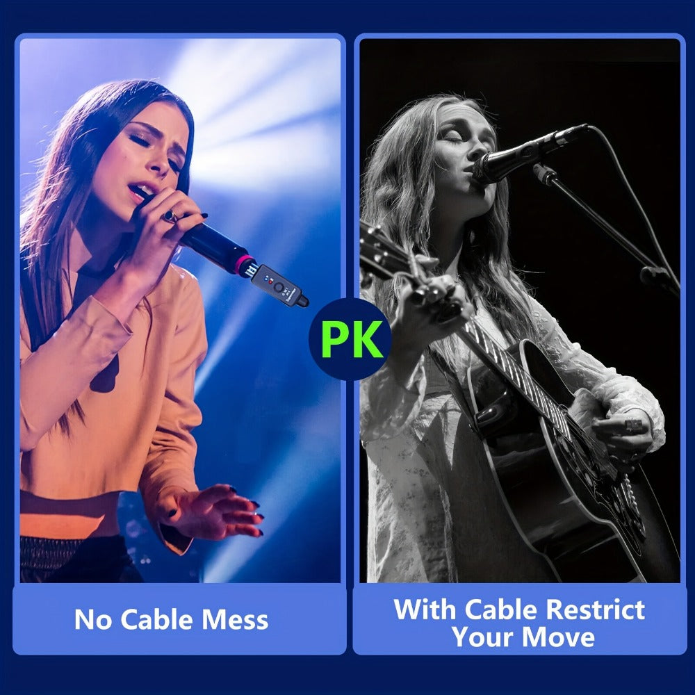 Portable PA Speaker, Condenser, Wireless, Microphone, Transmitter for Parties and Karaoke