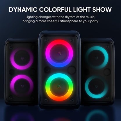 Portable PA Speaker, Sleek Compact, Wireless, USB, Karaoke, Sleek for Parties and Karaoke