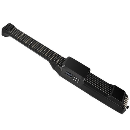 USB Charging Smart Acoustic Electric Guitar Pocket Guitar Standard MIDI Guitar Christmas Travel Guitar Chord Practice Portable Guitar Neck for Trainer Beginner AI LCD